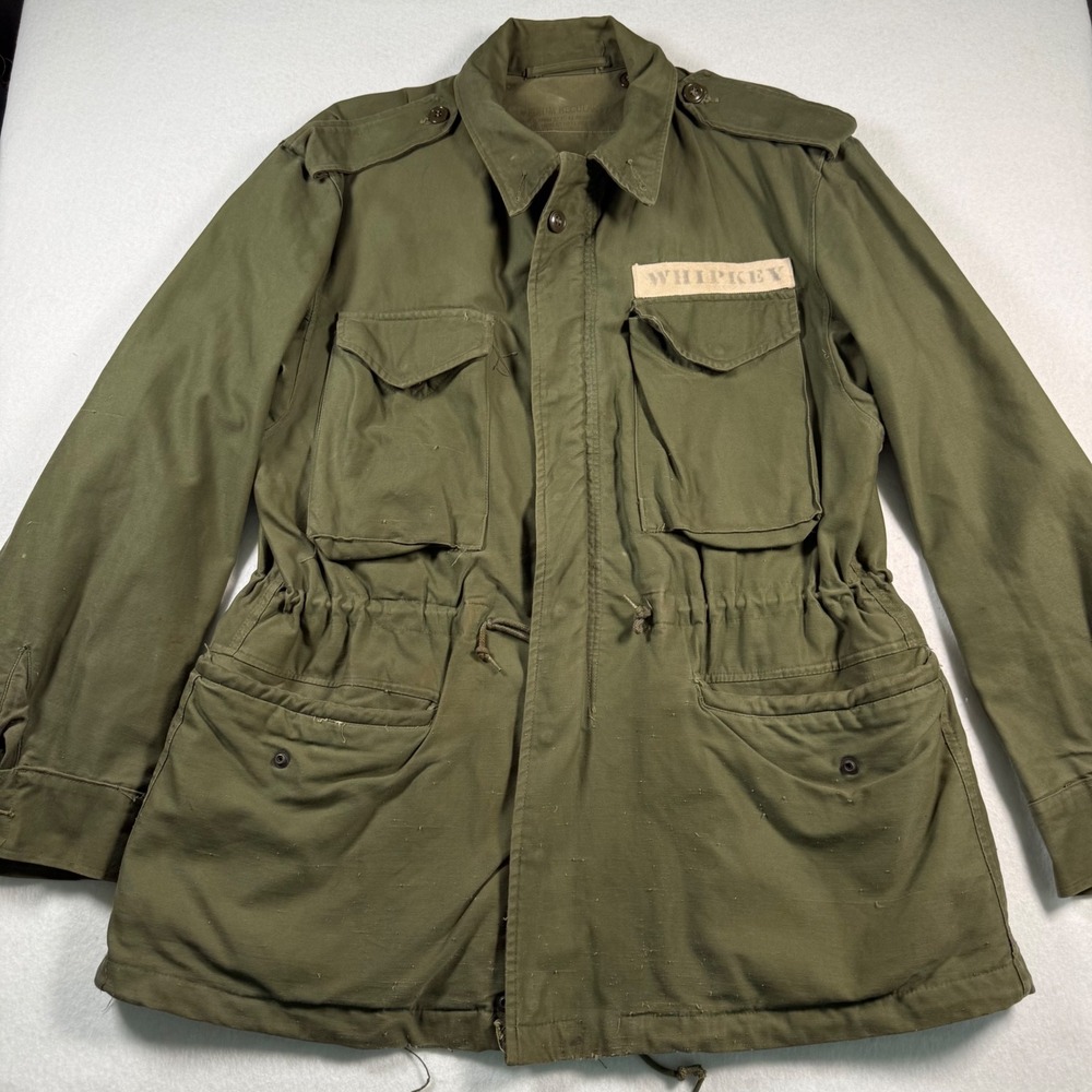 Vintage 1952 US Army M-1951 Field Jacket Korean War Era WHIPKEY
